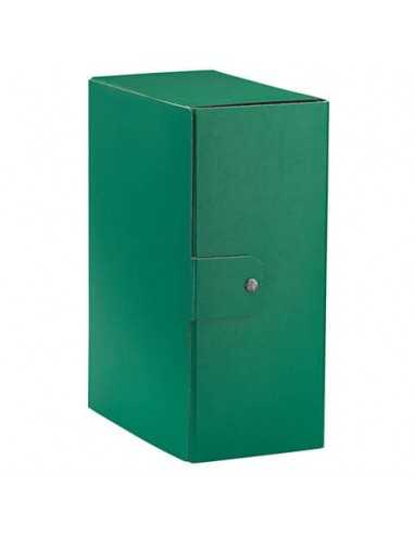 Cartelle portaprogetti Esselte C35 EUROBOX 25x35 cm - dorso 15 cm presspan biverniciato verde - 390335180