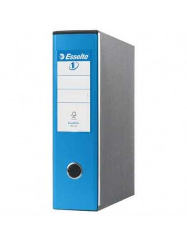 Registratori con custodia Esselte G53 EUROFILE commerciale D8 cartone rivestito in PP blu vivida - 390753910