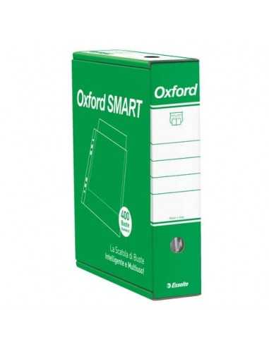 Buste a perforazione universale goffrate Esselte OXFORD SMART PP antiriflesso 22x30 cm conf.400 - 391098300