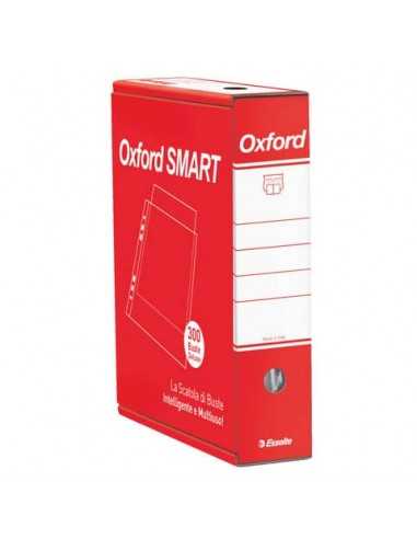 Buste a perforazione universale goffrate Esselte OXFORD SMART PP antiriflesso 22x30 cm conf.300 - 391098600