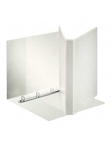 Raccoglitore personalizzabile Esselte Display Maxi 4 anelli tondi 26x32 cm bianco dorso 3