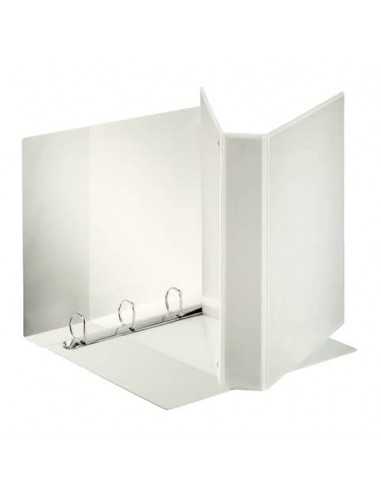 Raccoglitore personalizzabile Esselte Display Maxi a 4 anelli a D 28x32 cm dorso 4 cm bianco - 394753000