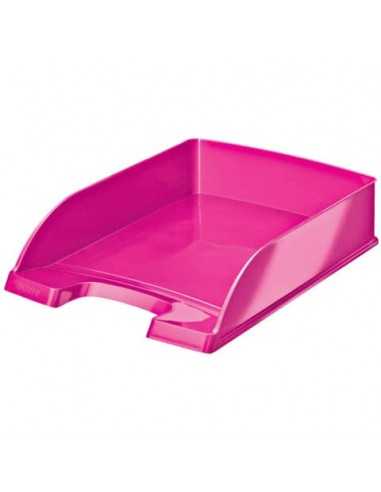 Vaschetta portacorrispondenza Leitz WOW in polistirolo A4 rosa metallizzato 52263023