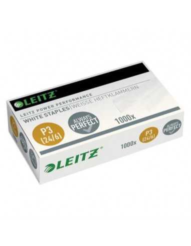 Punti 24/6 per cucictrice Leitz in metallo 24/6 scatola da 1000 punti - 55540000