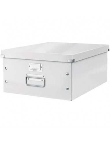 Scatola per archiviazione universale "L" Leitz CLICK & STORE A3 bianco metallizzato - 60450001