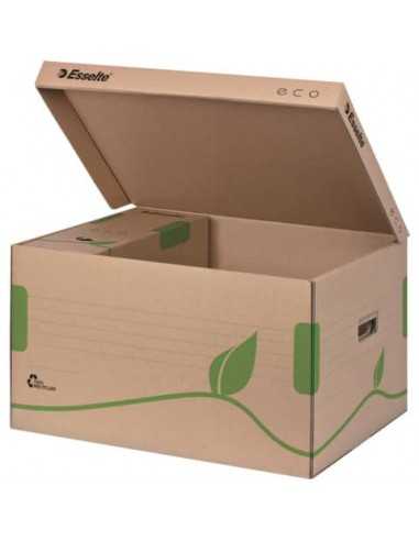 Scatola archivio Esselte ECOBOX container per Boxy 80/100 avana/verde 34