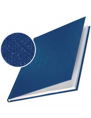 Copertina rigida 36-70 fogli Leitz impressBIND in cartone con dorso da 7 mm A4 blu conf. da 10 - 73910035