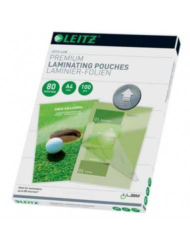 Pouches per plastificatrici Leitz iLam con UDT 2x80 µm in EVA A4 21