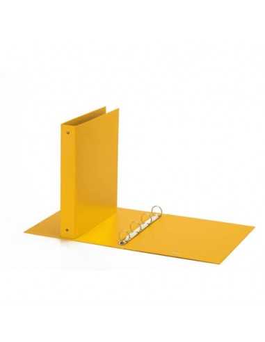 Raccoglitore FAVORIT Europa 22x30 cm 4 anelli tondi Ø 30 mm - dorso 4 cm giallo 400051159