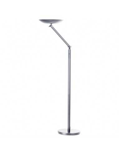 Lampada a terra a led UNILUX Varialux articolata grigio metallizzato 400090471