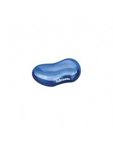 Supporto FELLOWES poggiapolsi Flex Crystal™ Gel blu 91177-72