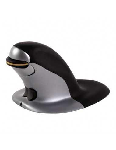 Mouse verticale FELLOWES Penguin® Wireless nero/argento grande 9894501