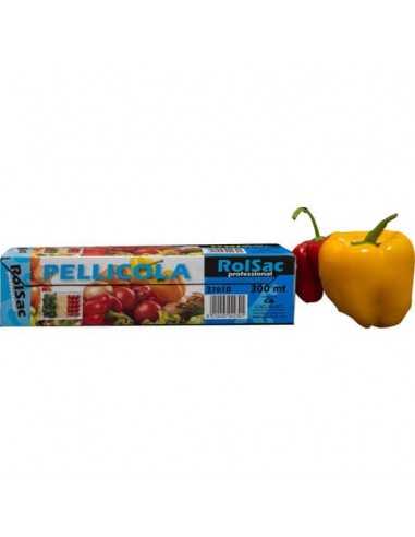 Rotolo pellicola per alimenti Rolsac Professional 300 m h 29 cm neutro trasparente - 37010