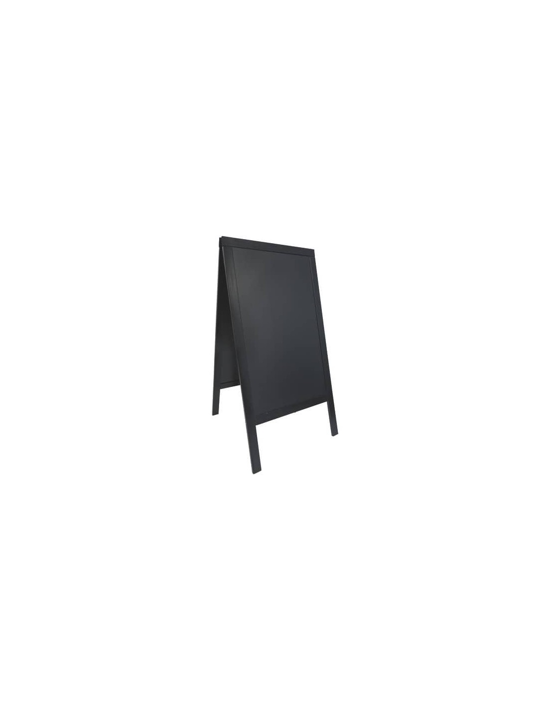 SECURIT® - SBS-BL-120 - Lavagna da terra a gesso liquido sandwich in legno  70x120 cm nero - 8718226492975