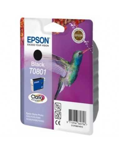 Cartuccia inkjet Colibrì T0801/blister RS Epson nero C13T08014011