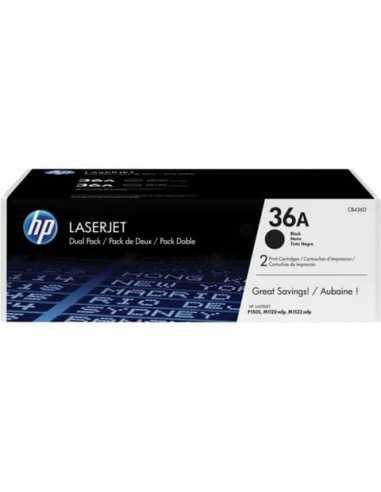 Toner 36A HP nero Conf. 2 - CB436AD