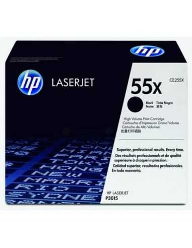 Toner alta capacità 55X HP nero CE255X