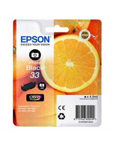 Cartuccia inkjet Arance T33 Epson nero fotografico C13T33414012