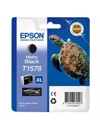 Cartuccia inkjet alta capacità ink pigmentato blister RS T1578 Epson nero opaco - C13T15784010