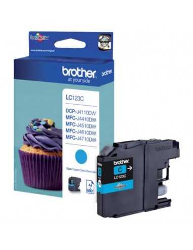 Cartuccia inkjet LC-123 Brother ciano LC-123C