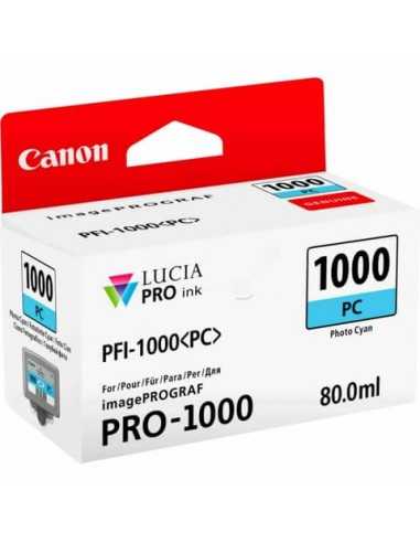 Cartuccia inkjet PFI-1000PC Canon ciano foto 0550C001