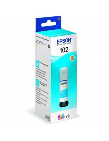 Serbatoio inchiostro 102 Epson ciano C13T03R240