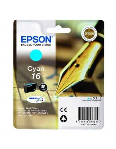 Cartuccia inkjet ink pigmentato Penna e Cruciverba 16 Epson ciano C13T16224012