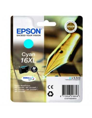 Cartuccia inkjet alta capacità ink pigmentato Penna e Cruciverba 16XL Epson ciano - C13T16324012