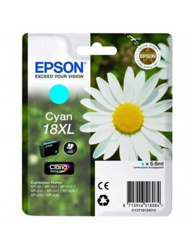 Cartuccia inkjet alta capacità Margherite 18XL Epson ciano C13T18124012