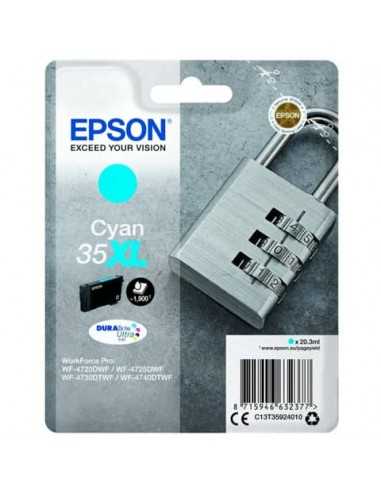 Cartuccia inkjet alta capacità Lucchetto 35XL Epson ciano C13T35924010