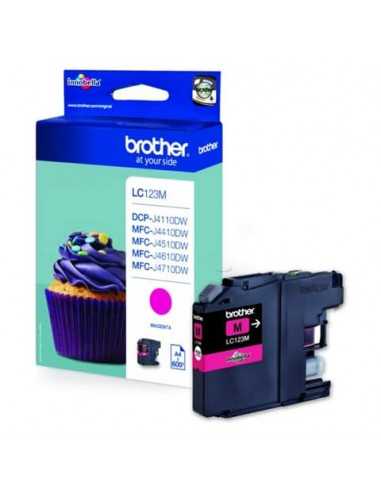 Cartuccia inkjet LC-123 Brother magenta LC-123M