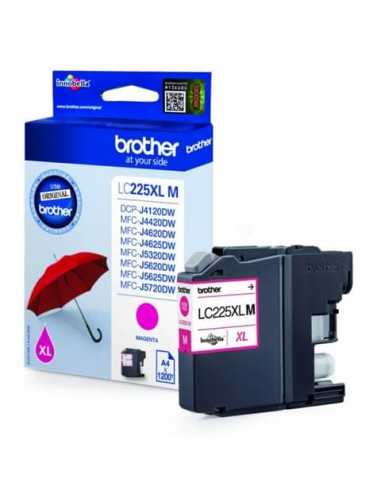 Cartuccia inkjet alta resa LC-225 Brother magenta LC-225XLM