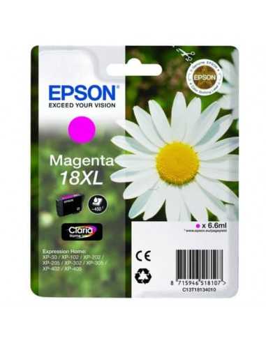 Cartuccia inkjet alta capacità Margherite 18XL Epson magenta C13T18134012