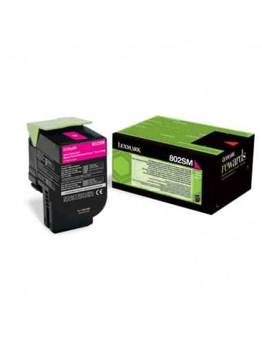 Toner standard return program 802SM Lexmark magenta 80C2SM0