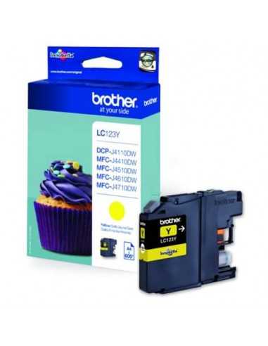 Cartuccia inkjet LC-123 Brother giallo LC-123Y