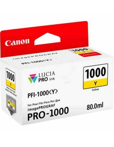 Cartuccia inkjet PFI-1000Y Canon giallo 0549C001