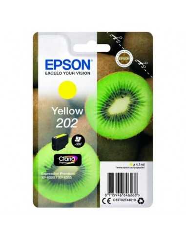 Cartuccia inkjet Kiwi 202 Epson giallo C13T02F44010