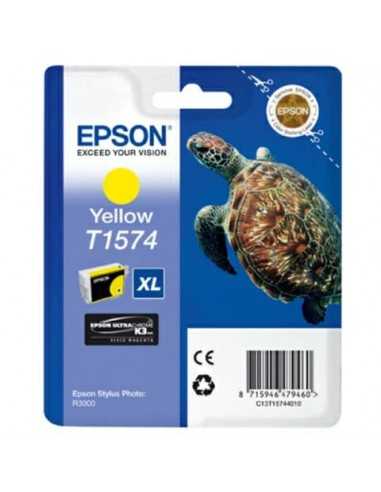 Cartuccia inkjet alta capacità ink pigmentato blister RS T1574 Epson giallo C13T15744010