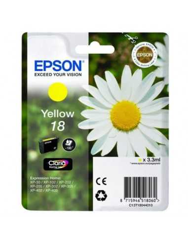 Cartuccia inkjet Margherite 18 Epson giallo C13T18044012