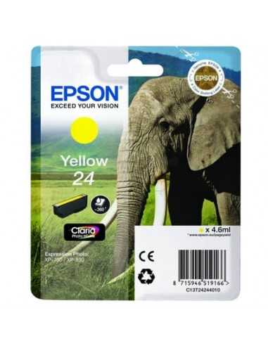 Cartuccia inkjet Elefante 24 Epson giallo C13T24244012