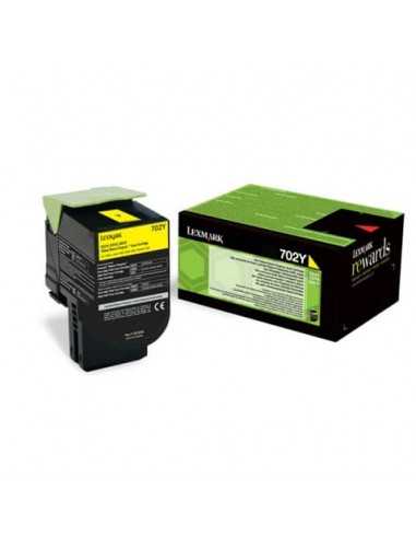 Toner return program 702Y Lexmark giallo 70C20Y0