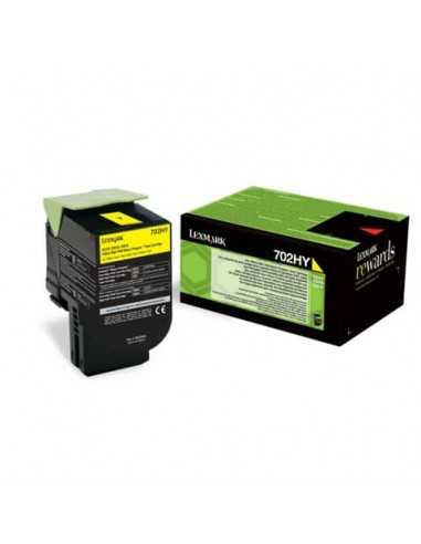 Toner alta resa return program 702HY Lexmark giallo 70C2HY0