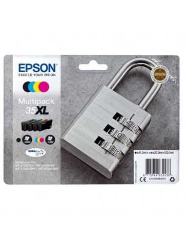 cartucce inkjet alta capacità Lucchetto 35XL Epson nero+ciano+magenta+giallo Multipack - C13T35964010