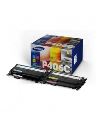 Toner CLT-P406C Samsung nero+ciano+magenta+giallo Conf. 4 - SU375A