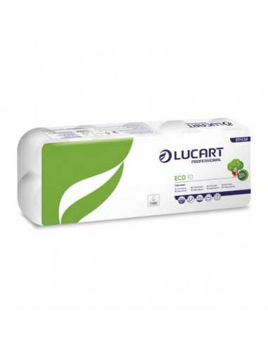 Carta igienica Lucart Eco 10 2 veli 10 rotoli da 200 strappi - 811438P