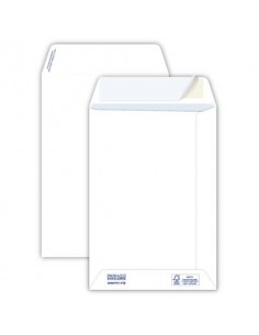 Buste a sacco bianche autoad. removibili Pigna Envelopes Competitor strip 100 g/m² 160x230 mm conf. 500 pz - 0029516