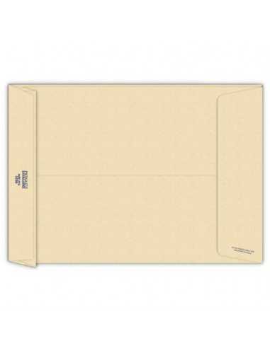 Buste a sacco con soffietto Pigna Envelopes Multi Strip Extra 23+4 x 33 cm avana Conf. 250 pezzi - 0208887