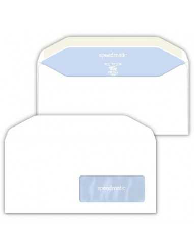 Buste con finestra Pigna Envelopes Speedmatic 80 g/m² 110x230 mm bianco conf. 500 - 0388987