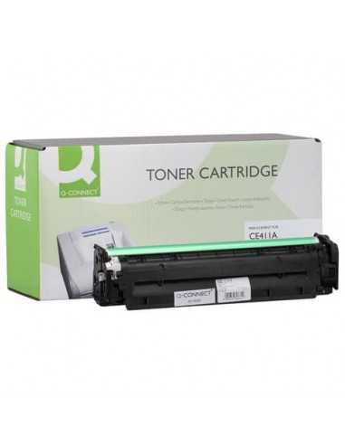 Toner Q-Connect compatibile con HP CE411A - ciano K15580QC