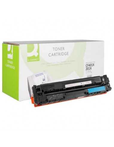 Toner alta resa Q-Connect compatibile con HP CF401X - ciano K15833QC